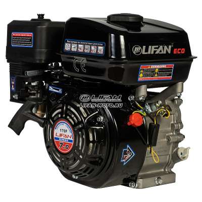 Двигатель Lifan 170F Eco, шлицевой вал
