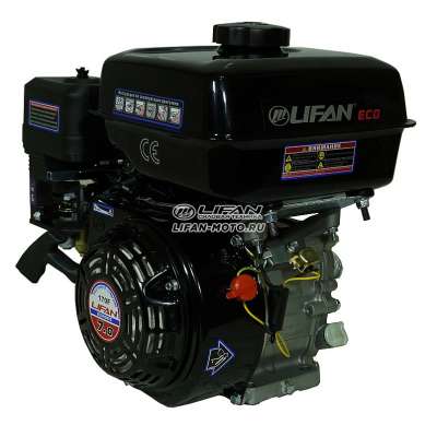Двигатель Lifan 170F Eco вал Ø19мм, увеличенный б/бак 6л