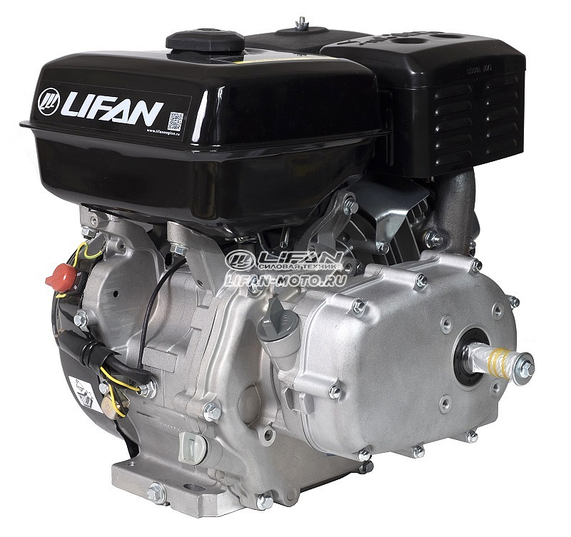 Двигатель Lifan 177F-R, вал Ø22мм, катушка 3 Ампера