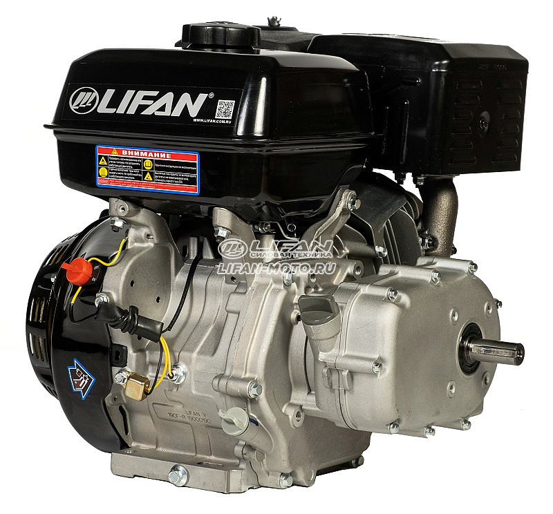 Двигатель Lifan 190F-R, вал Ø22мм, катушка 3 Ампера