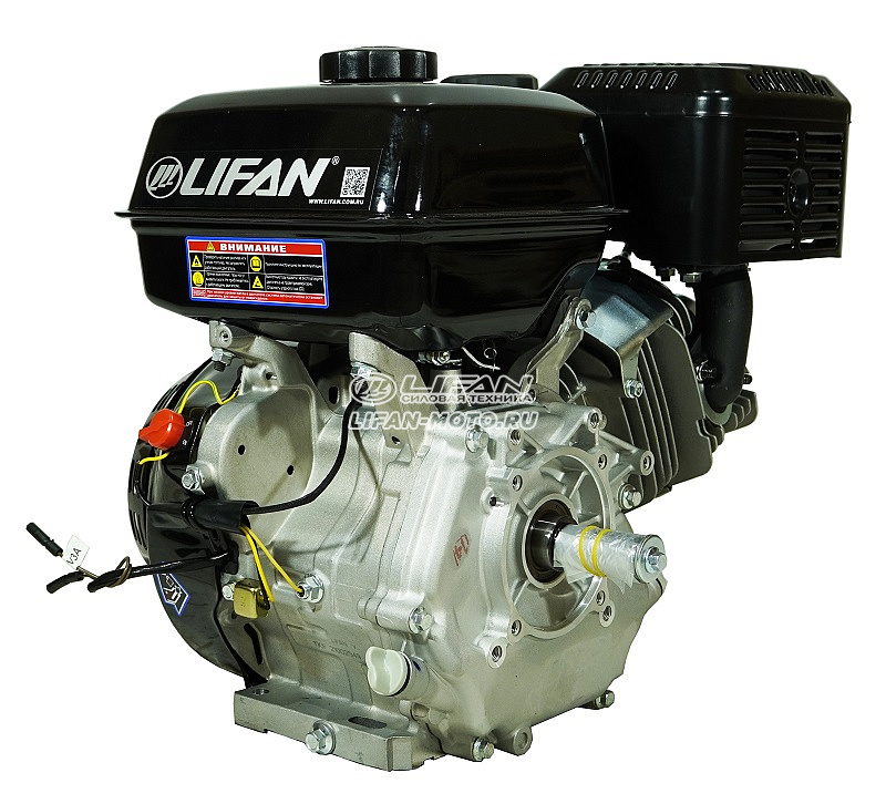 Двигатель Lifan 190F, вал Ø25мм, катушка 3 Ампера (фильтр \'зима-лето\')