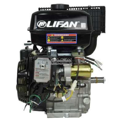 Двигатель Lifan 192F-2D, вал Ø25мм, катушка 3 Ампера