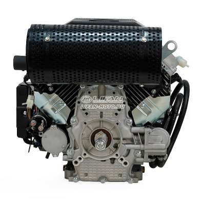 Двигатель Lifan LF2V78F-2A PRO(4500), вал Ø25мм, катушка 20 Ампер датчик давл./м, м/радиатор, ручн.+электр. зап