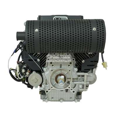 Двигатель Lifan LF2V80F ECC, вал Ø25мм, катушка 20 Ампер