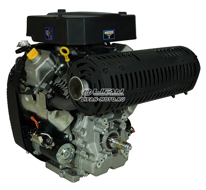 Двигатель Lifan LF2V90F ECC, вал 28,575мм, катушка 20А датчик давл./м