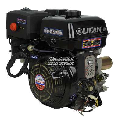Двигатель Lifan NP445E, вал Ø25мм, катушка 3 Ампера